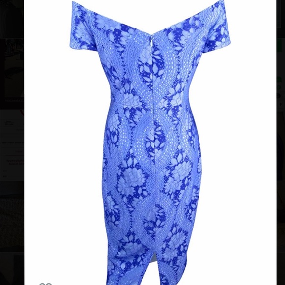 Guess Lace Off Shoulder Dress - Picture 3 of 3